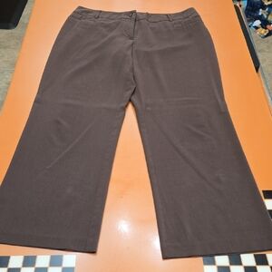 Courtenay Chocolate Brown Trousers, Size 14P